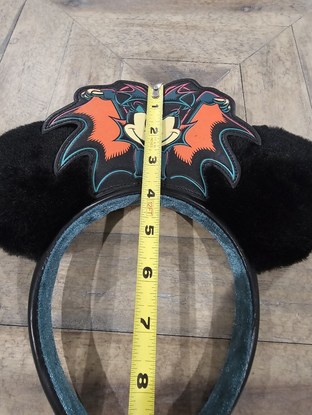 Disney Vampire Mickey Mouse Ears. Glow In The Dark. - Picture 9 of 10